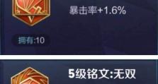 伽罗初始铭文出装攻略（初始铭文选择、出装策略及技巧详解）