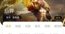 《绝世神弓，后羿炽热之剑出装攻略》（成为烈焰的主宰，后羿装备搭配全解析）